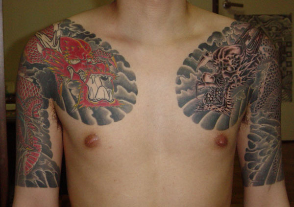 Татуировка японский дракон
