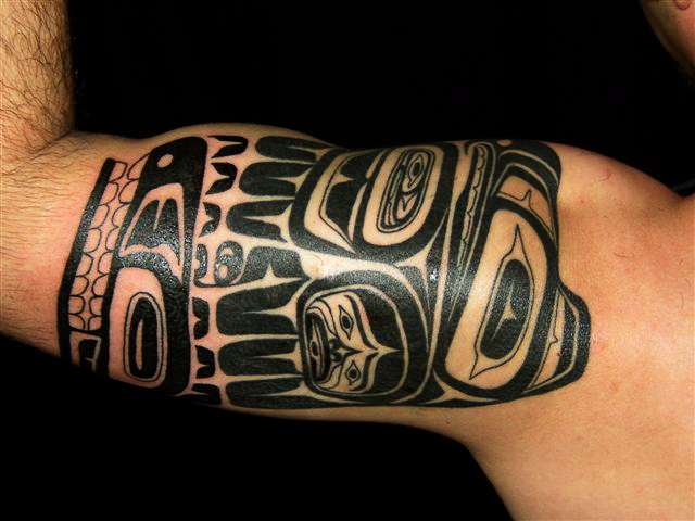 Татуировка Maori.